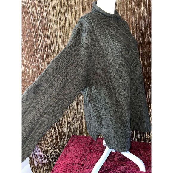 Men’s Irish Merino Wool Fisherman’s Sweater 2X - Picture 2 of 8